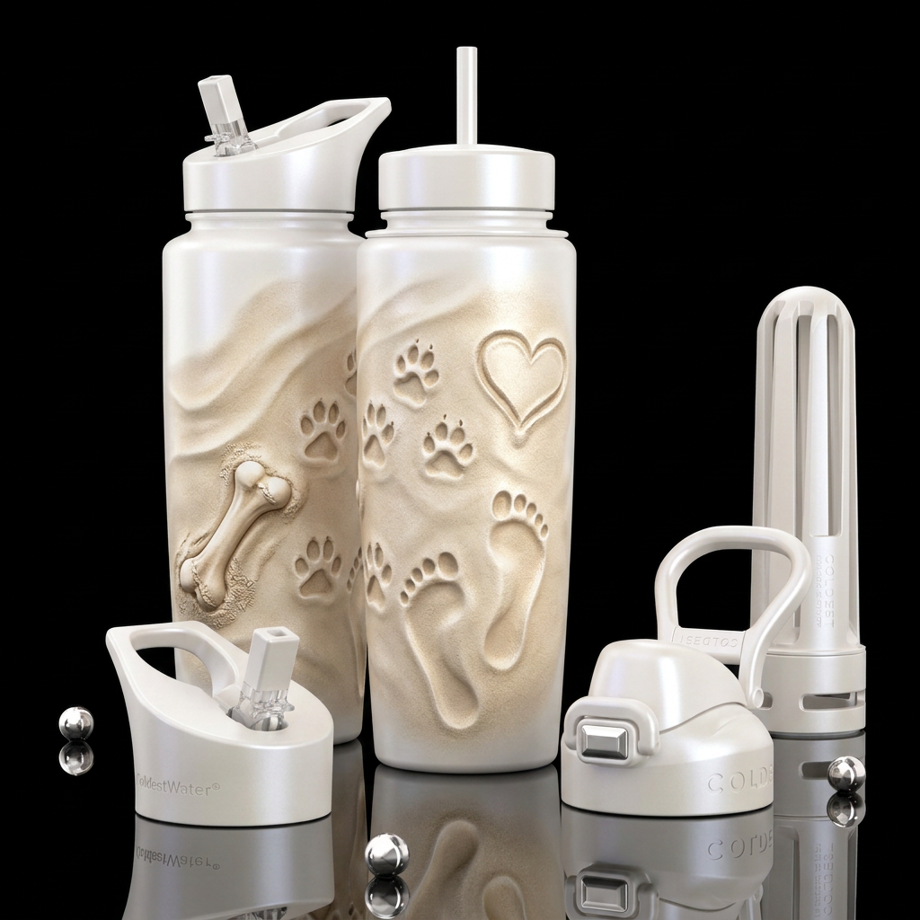 The Forever Friendship water bottle design