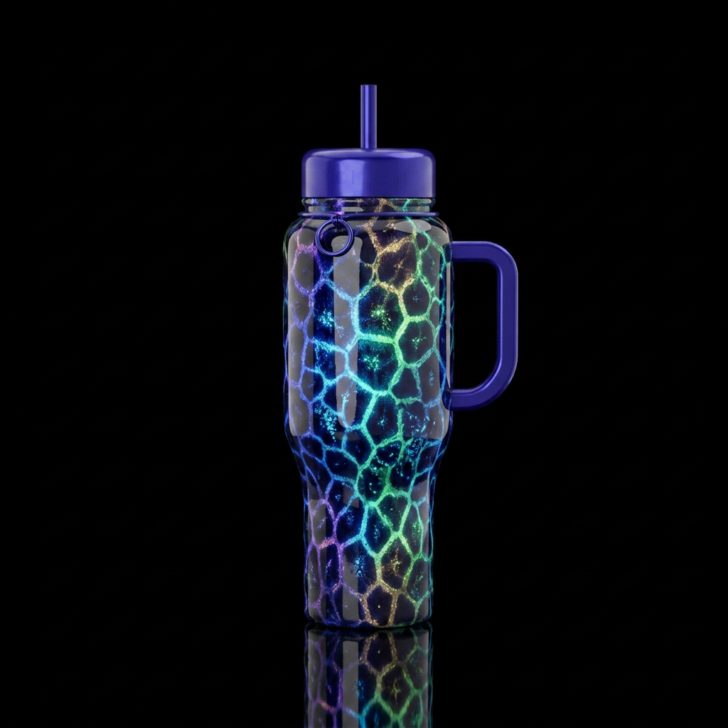 16K resolution, hyper-realistic, ultra-detailed te... water bottle design