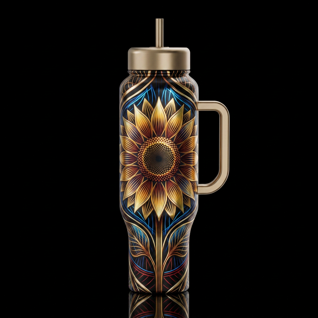 16K resolution, hyper-realistic, ultra-detailed te... water bottle design