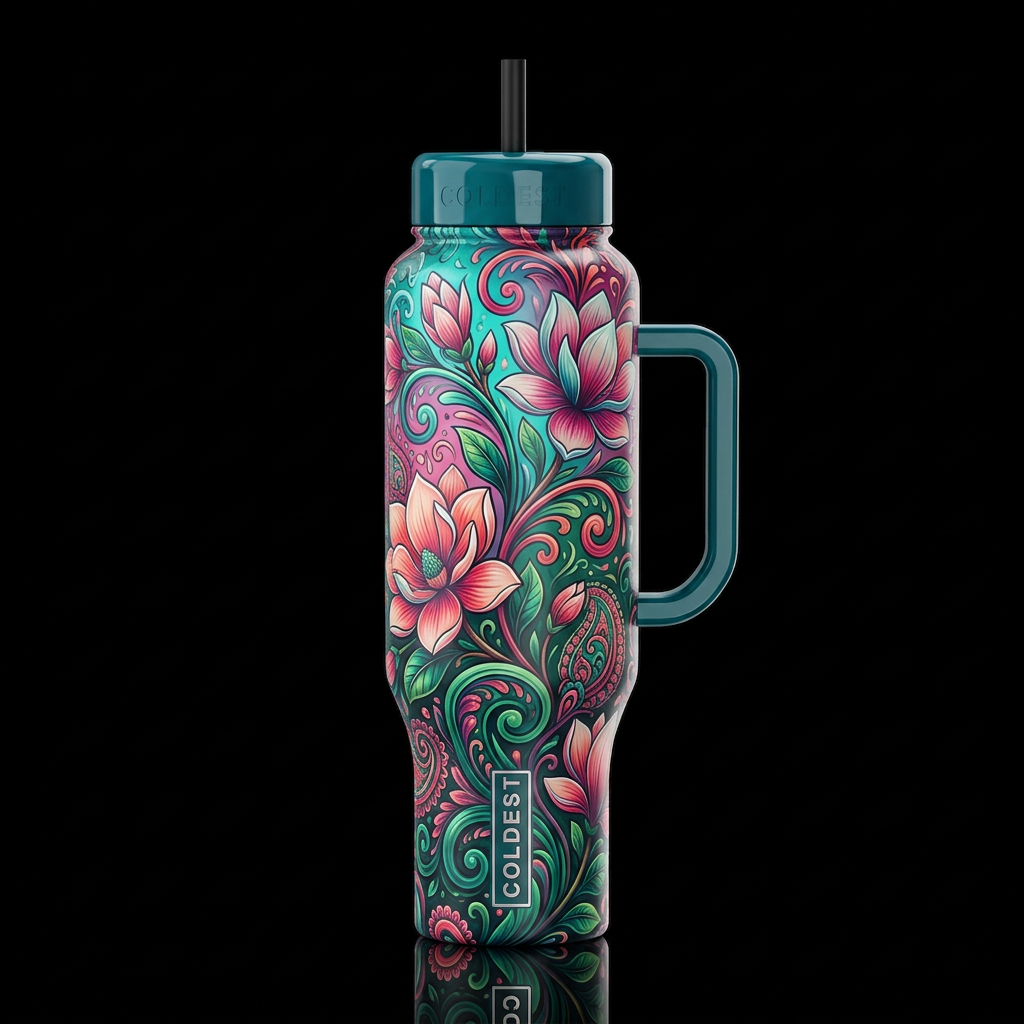 16K resolution, hyper-realistic, ultra-detailed te... water bottle design