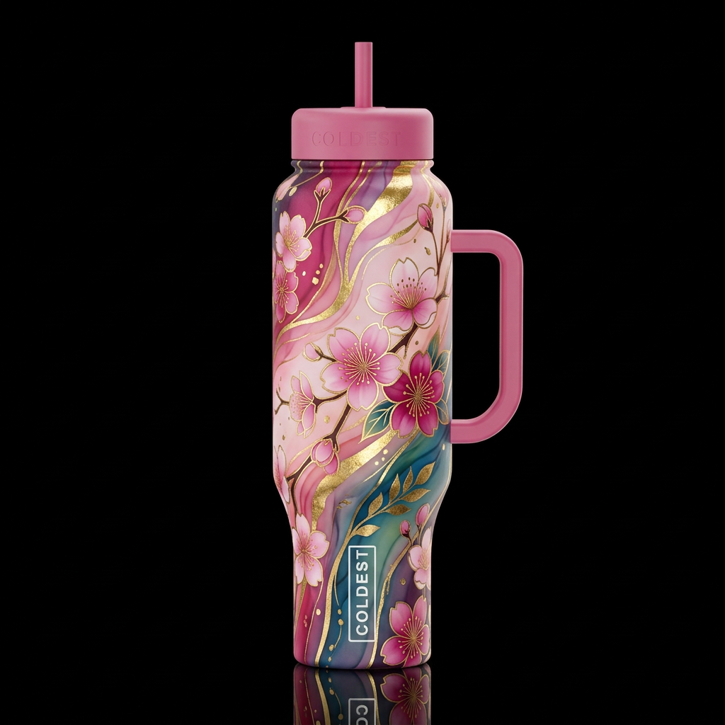 16K resolution, hyper-realistic, ultra-detailed te... water bottle design