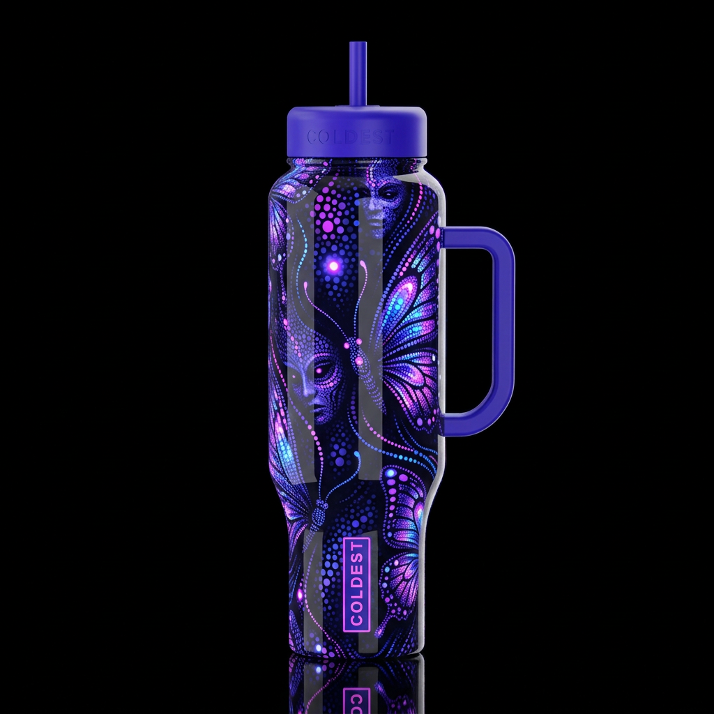 16K resolution, hyper-realistic, ultra-detailed te... water bottle design