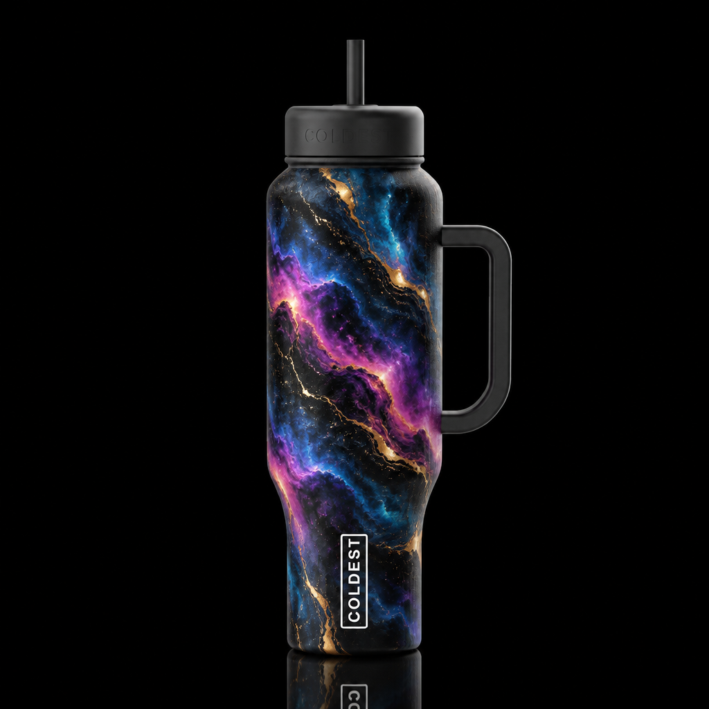 Rich Nebulas water bottle design