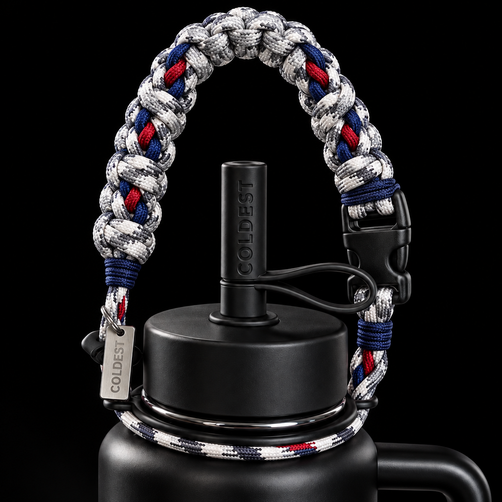 Hidden Patriotism water bottle design