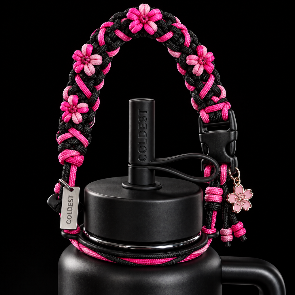Cherry Blossoms water bottle design