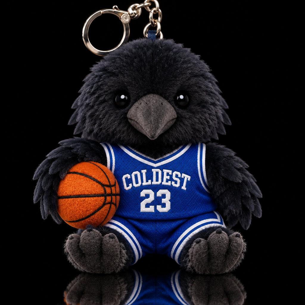 Raven Hoops water bottle design