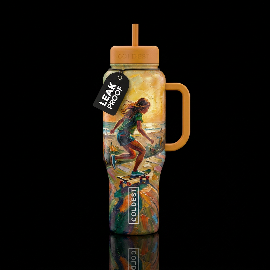 Cruisin’ water bottle design