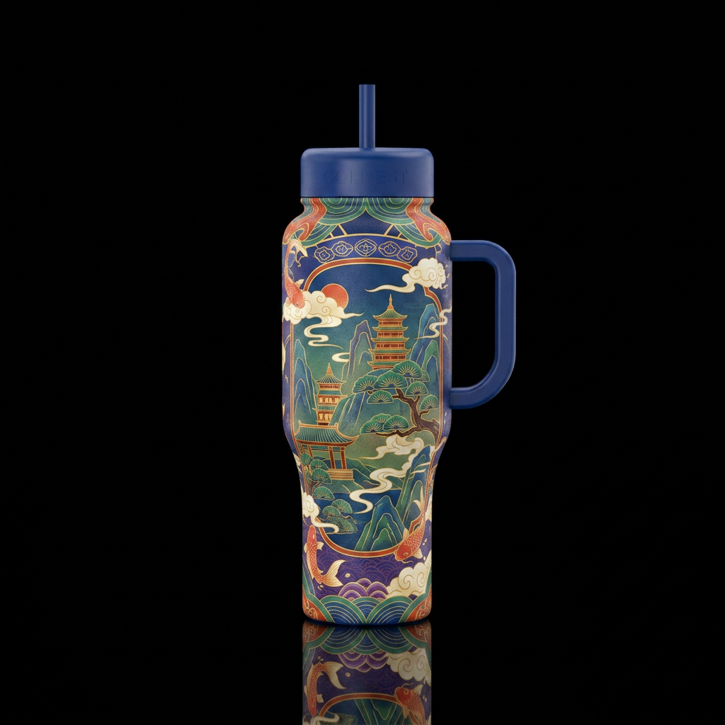 Serenity water bottle design