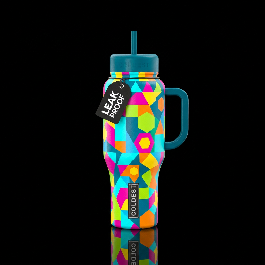 Faces water bottle design