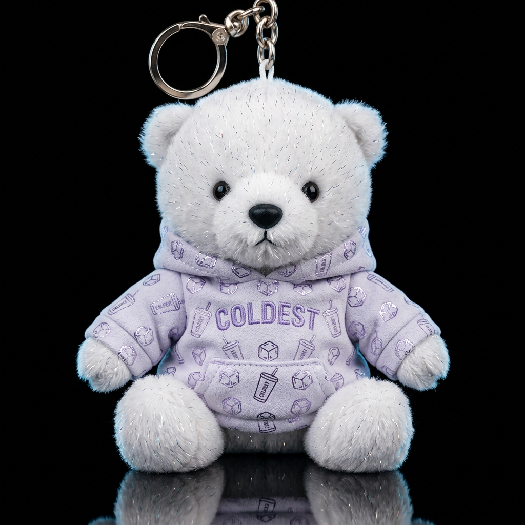 Bergie the Polar Bear water bottle design