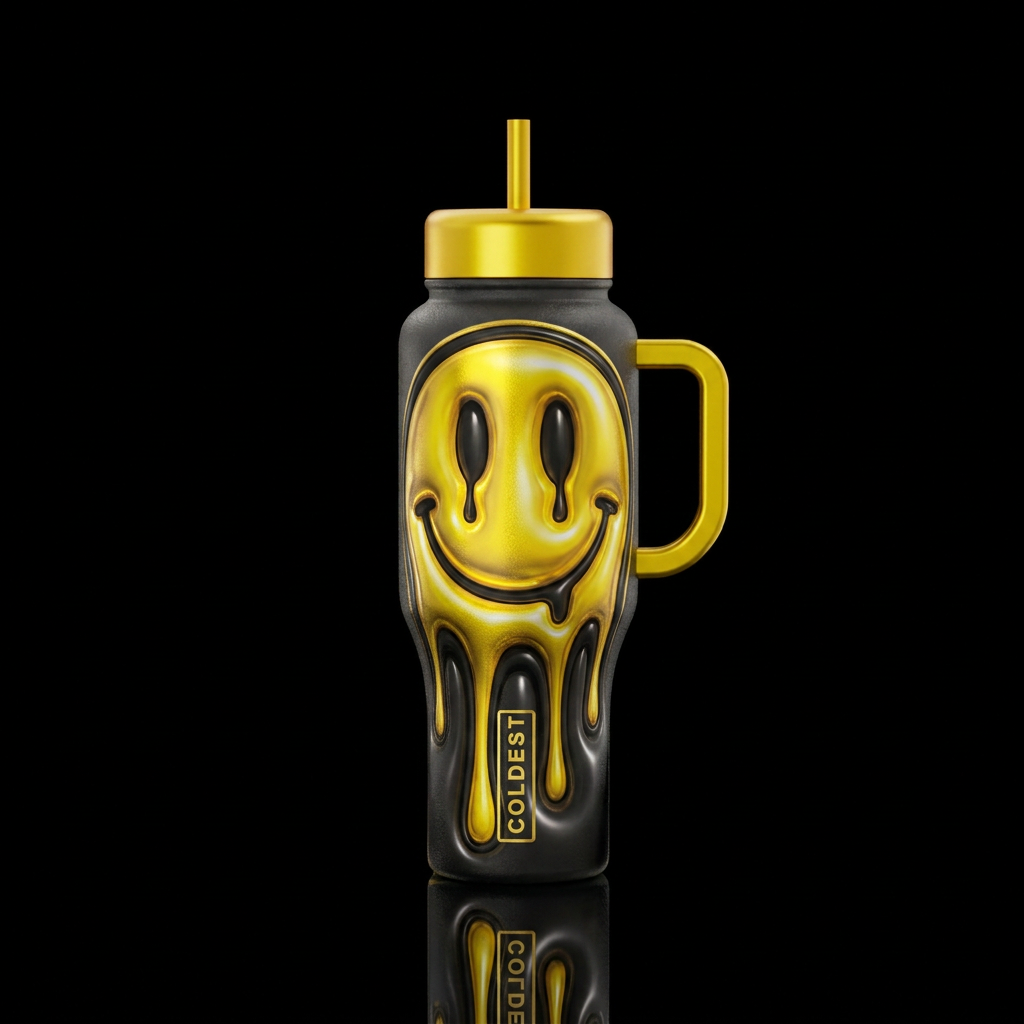 Smile water bottle design