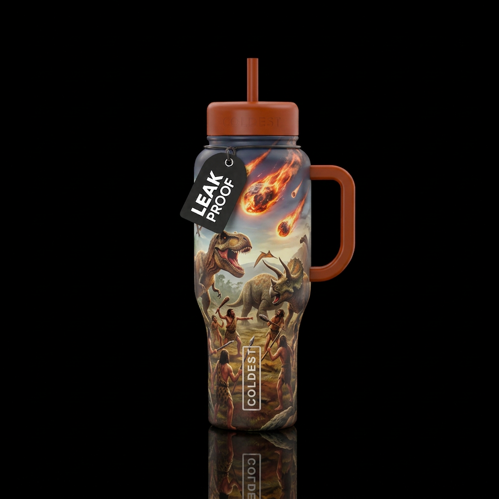 The great battle water bottle design