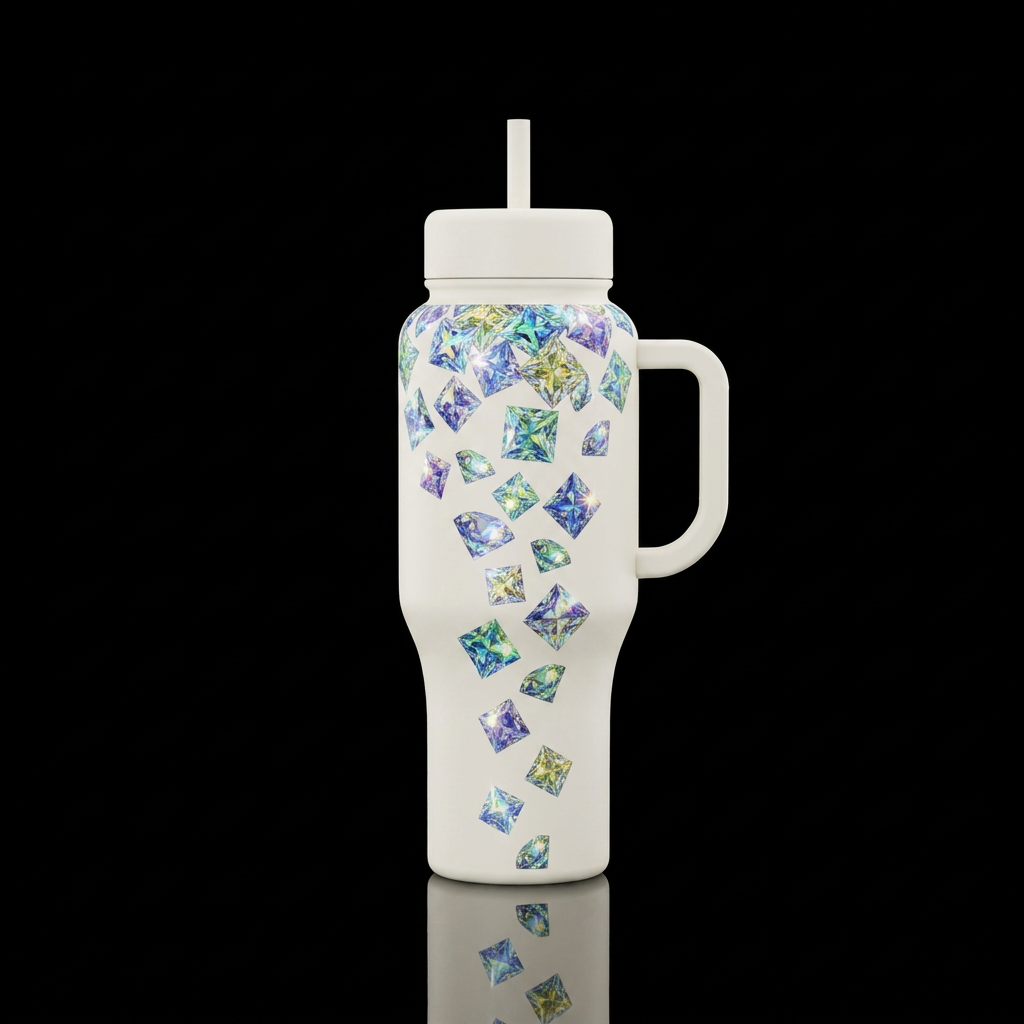 Cascade water bottle design