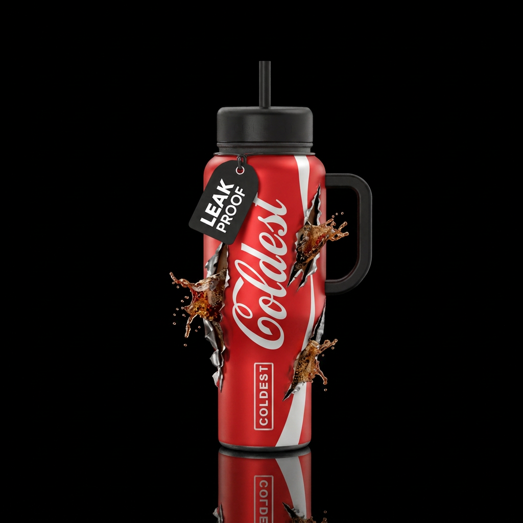 Coldest-cola water bottle design