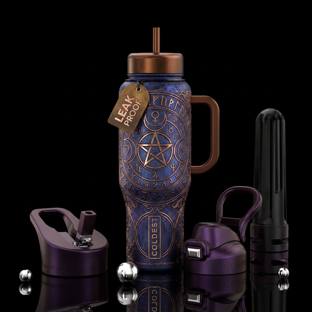 Witchcraft water bottle design