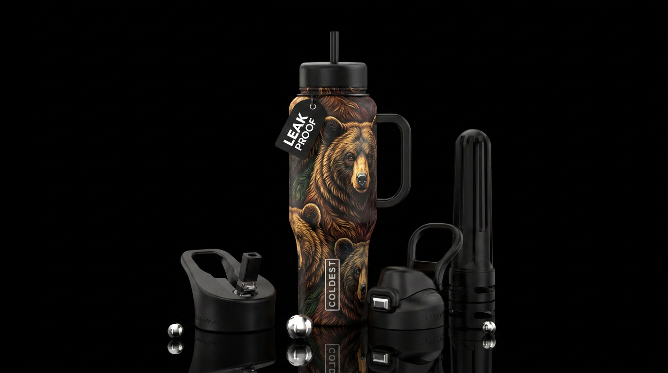 Blackbear water bottle design