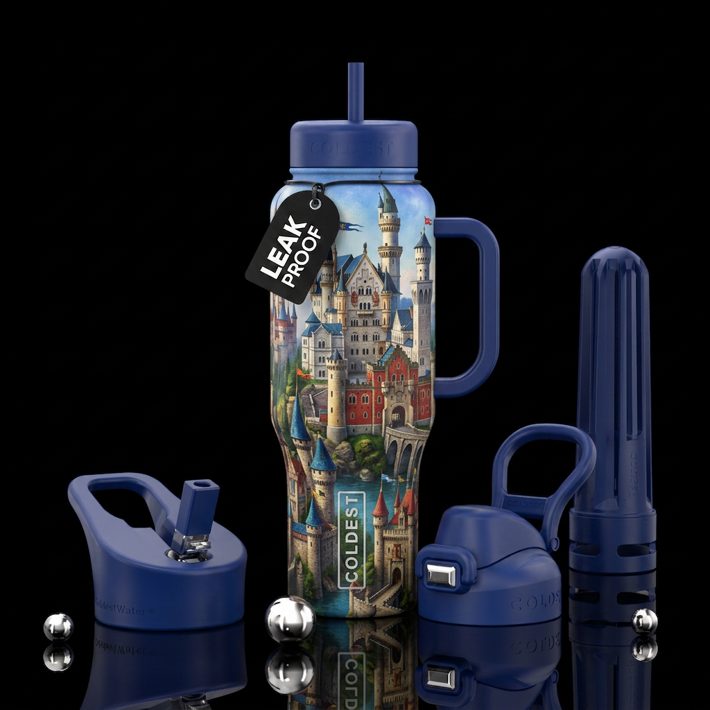 Castles water bottle design