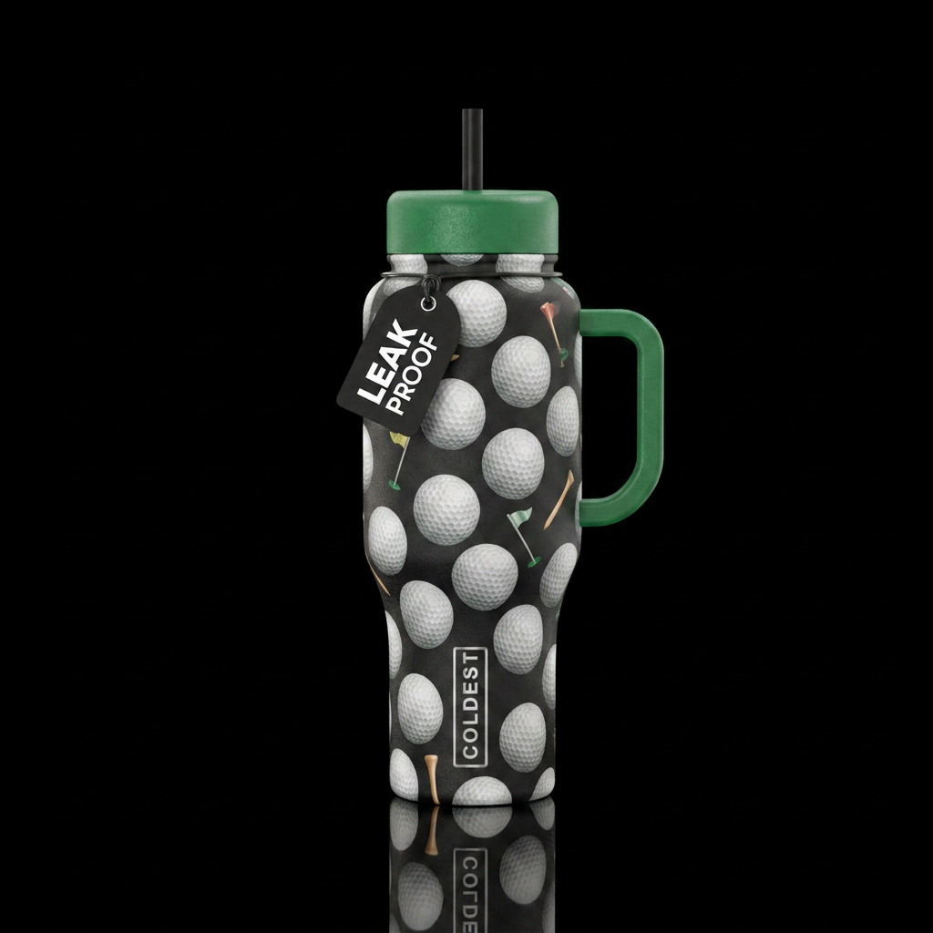 Golf balls water bottle design