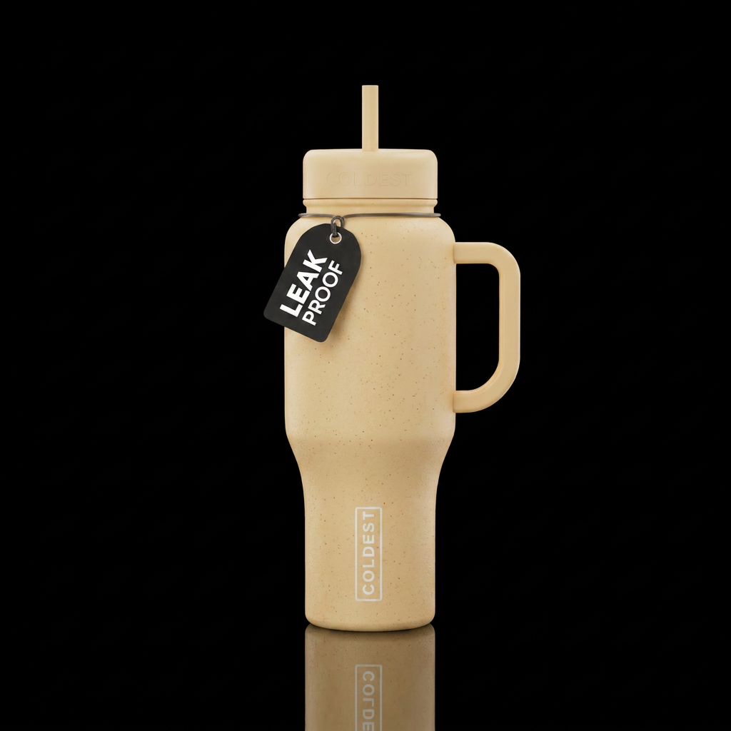 Eggnog water bottle design