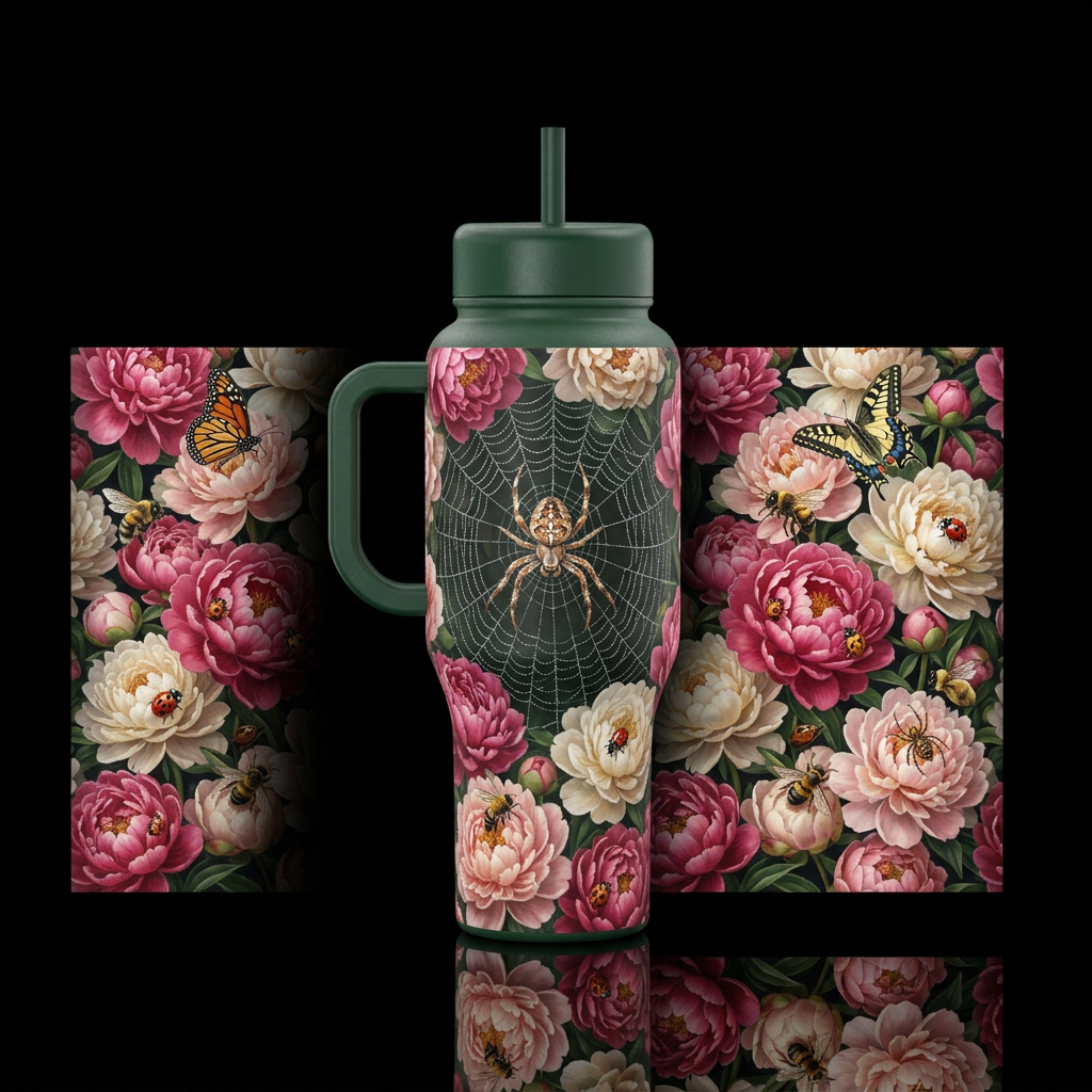 My garden friend water bottle design