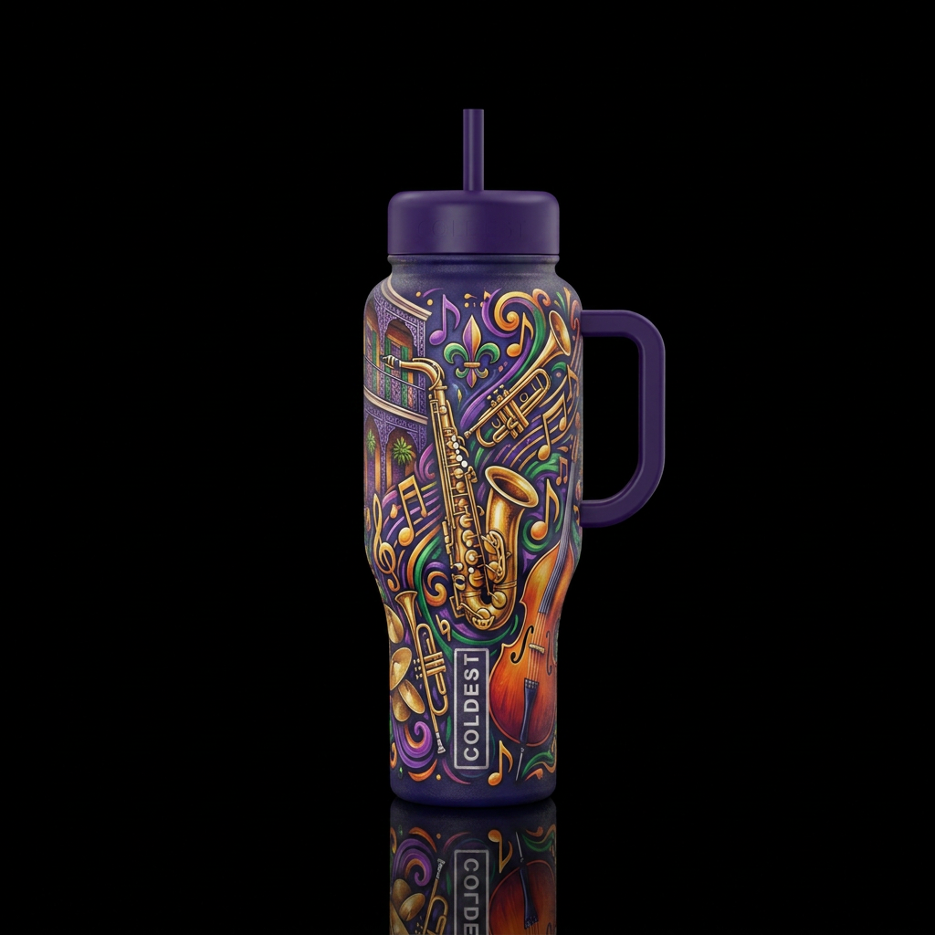 Jazz me up water bottle design