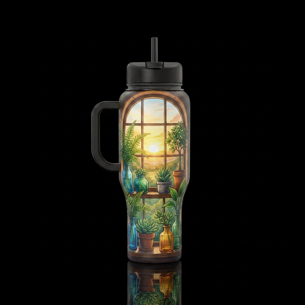 Perfect view water bottle design
