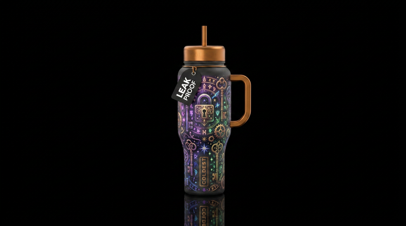 Find your key! water bottle design