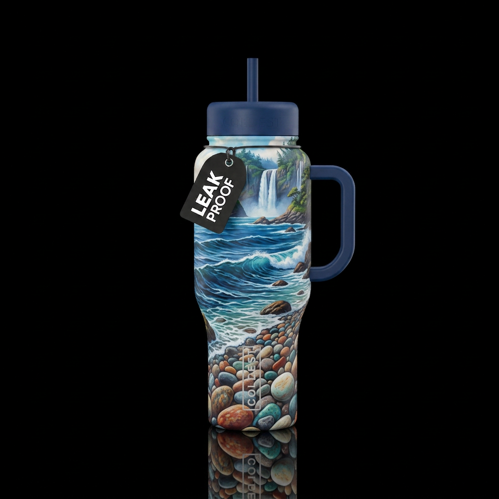 Tranquility water bottle design