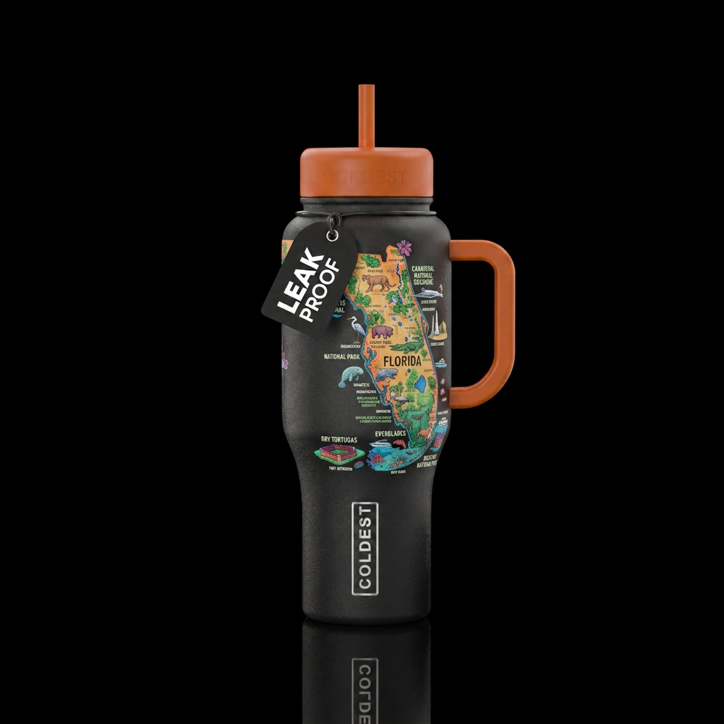 Florida water bottle design