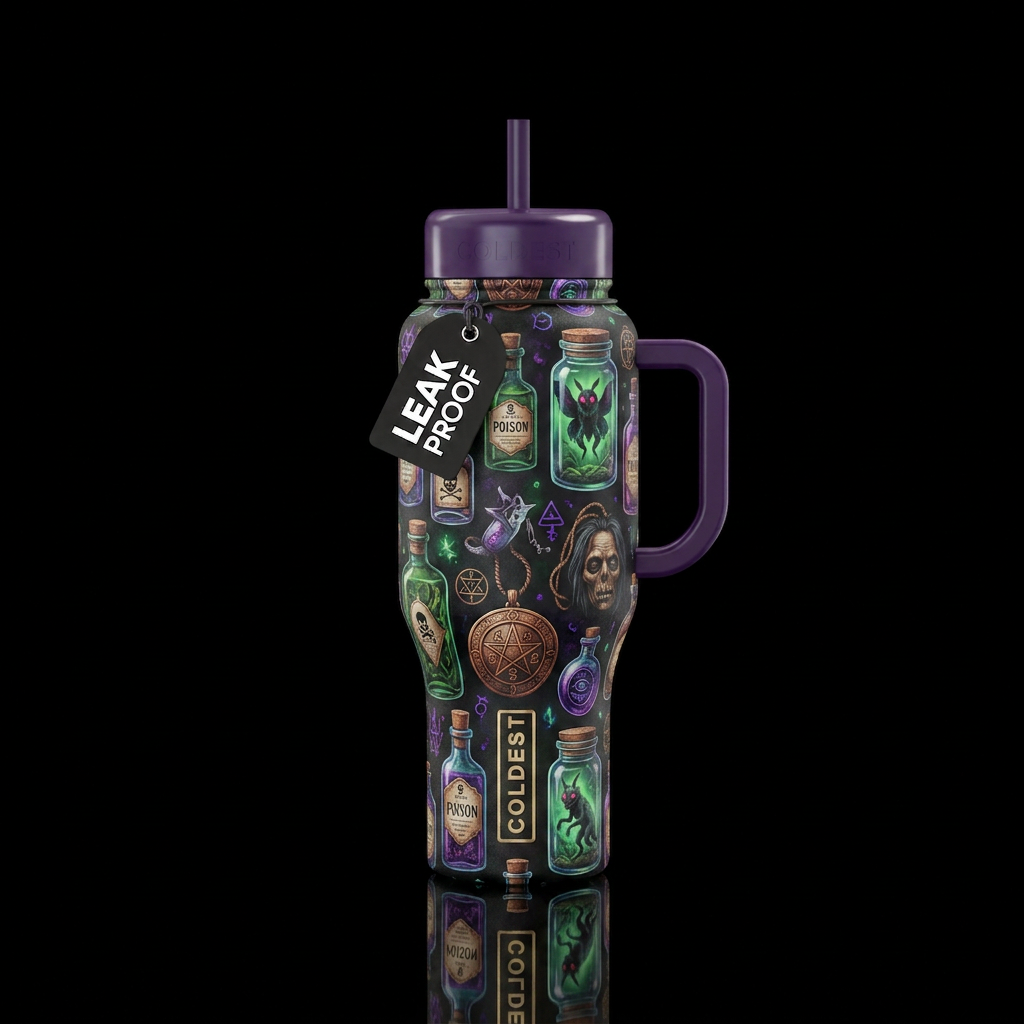 Oddities and curiosity water bottle design