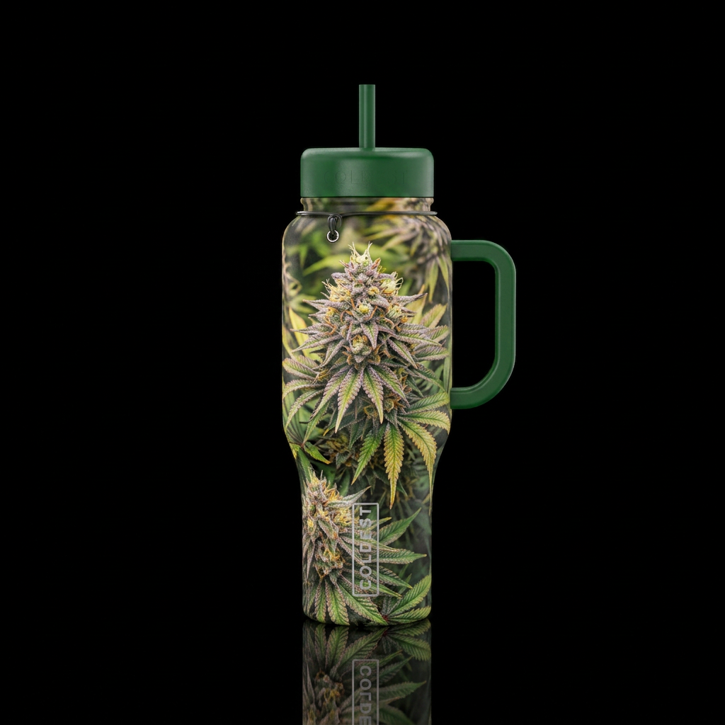 Flowering medicine is beautiful! water bottle design
