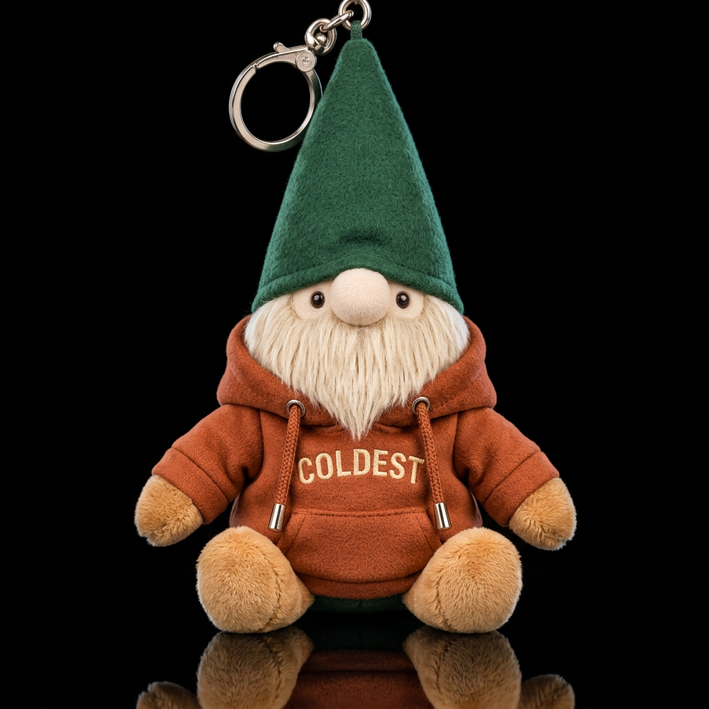 Gnomieo ready for fall water bottle design