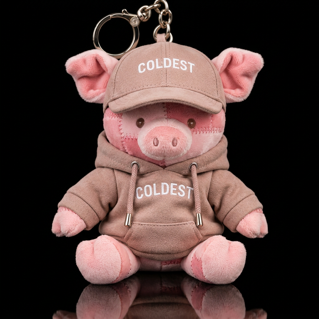 Patches the pig! water bottle design