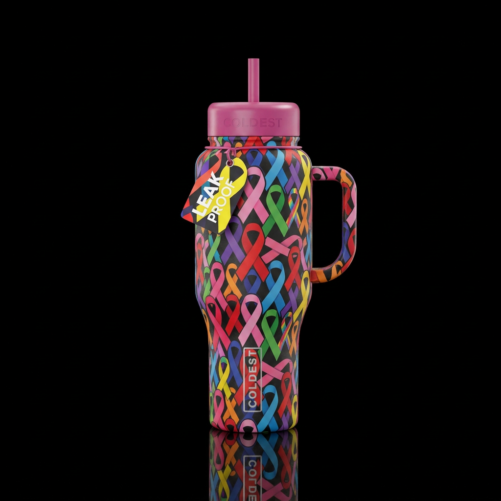 Awareness matters water bottle design