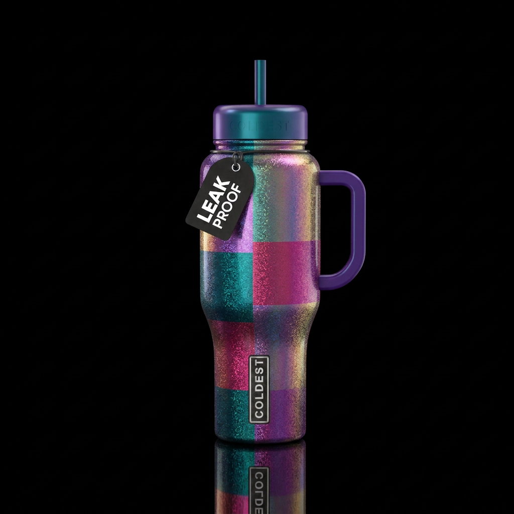 Block dream water bottle design