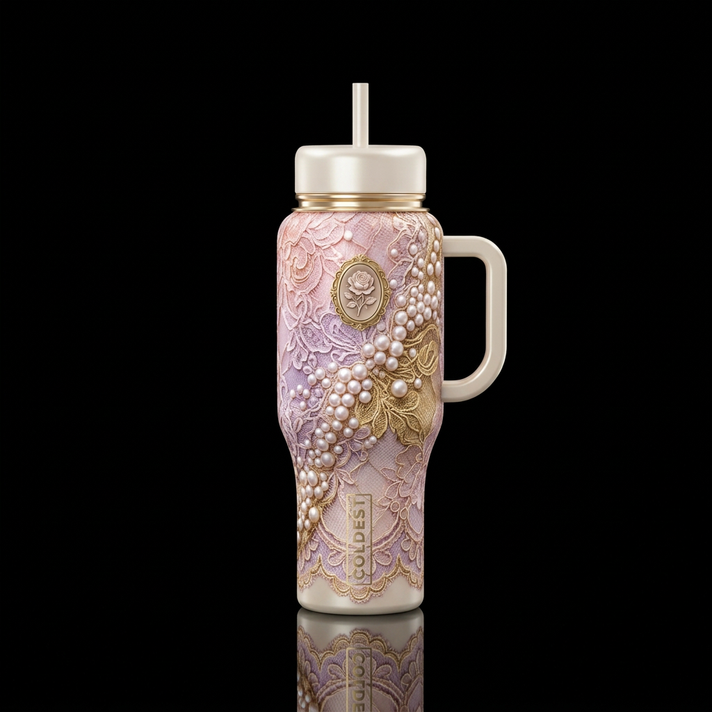 Elegant and vintage water bottle design