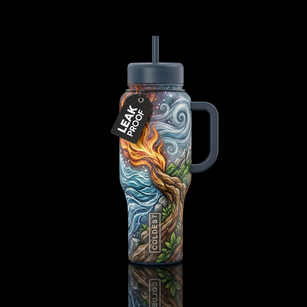 Elements water bottle design