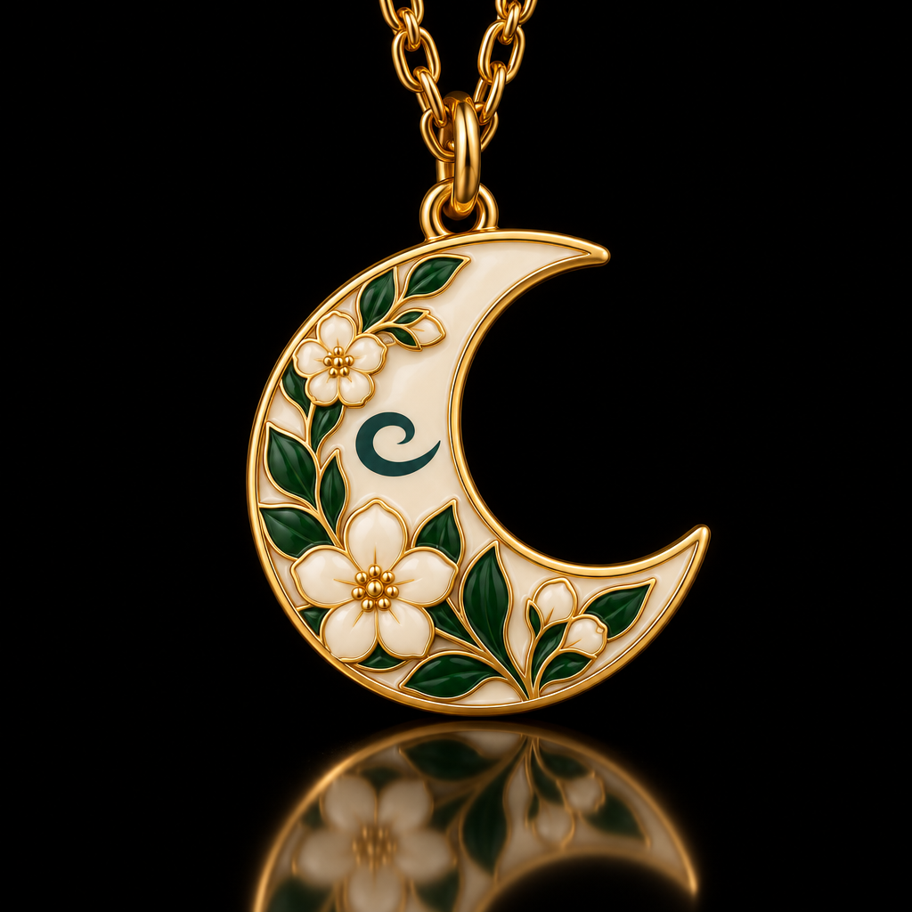 Moon flower water bottle design