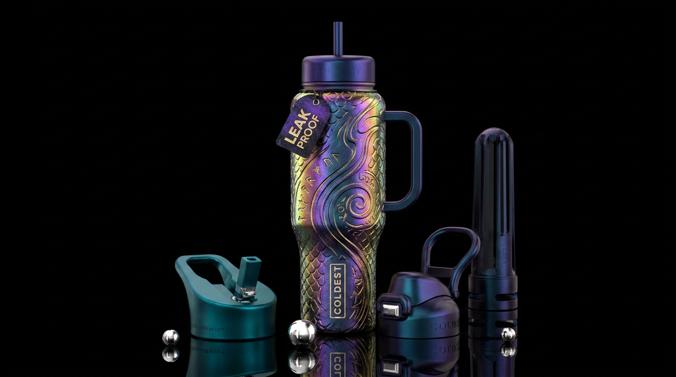 dragon water bottle design