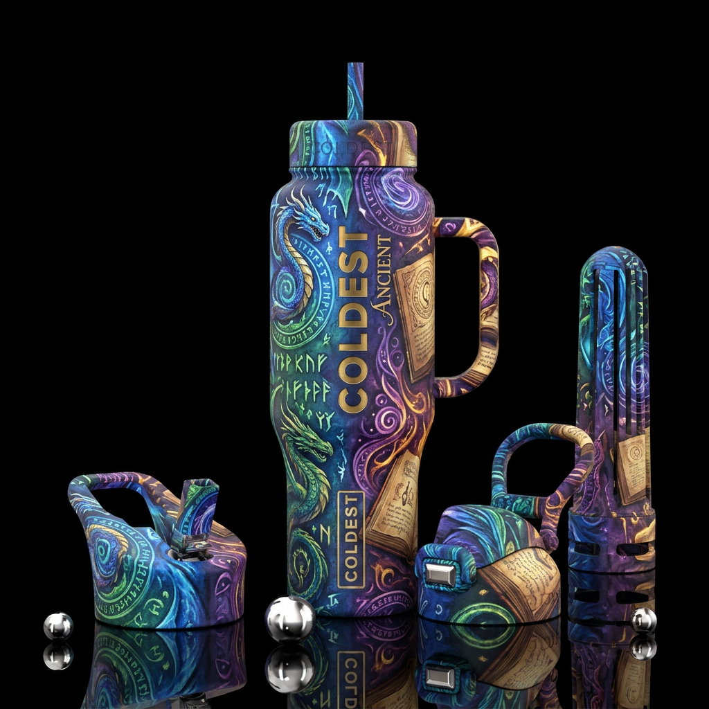Dragon water bottle design