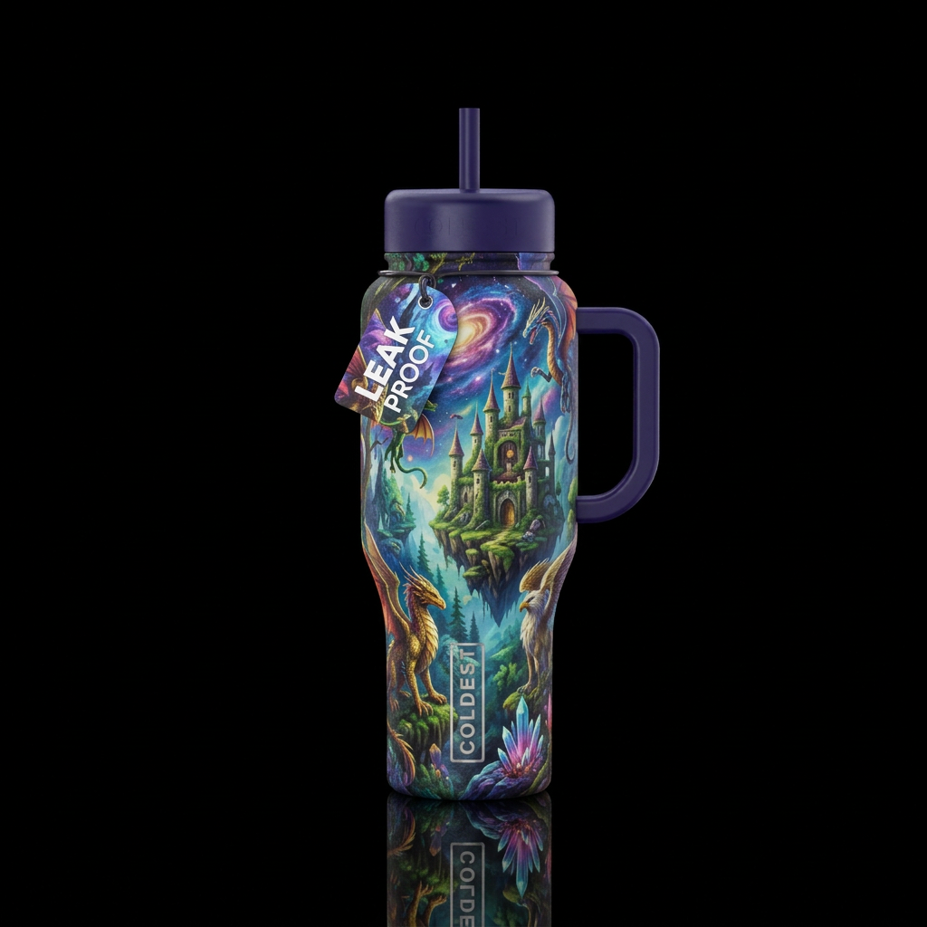 fantasy water bottle design