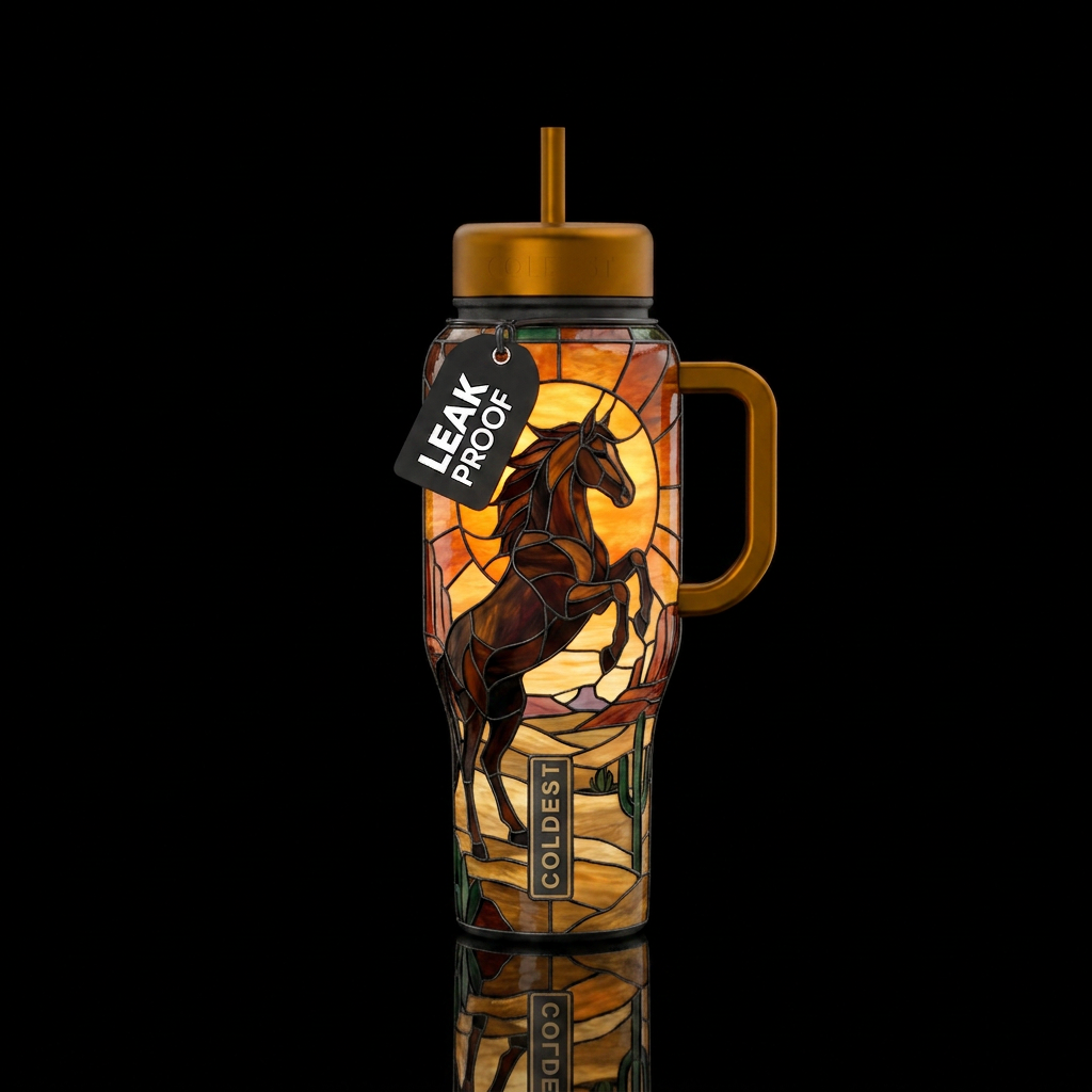 Desert Topaz water bottle design
