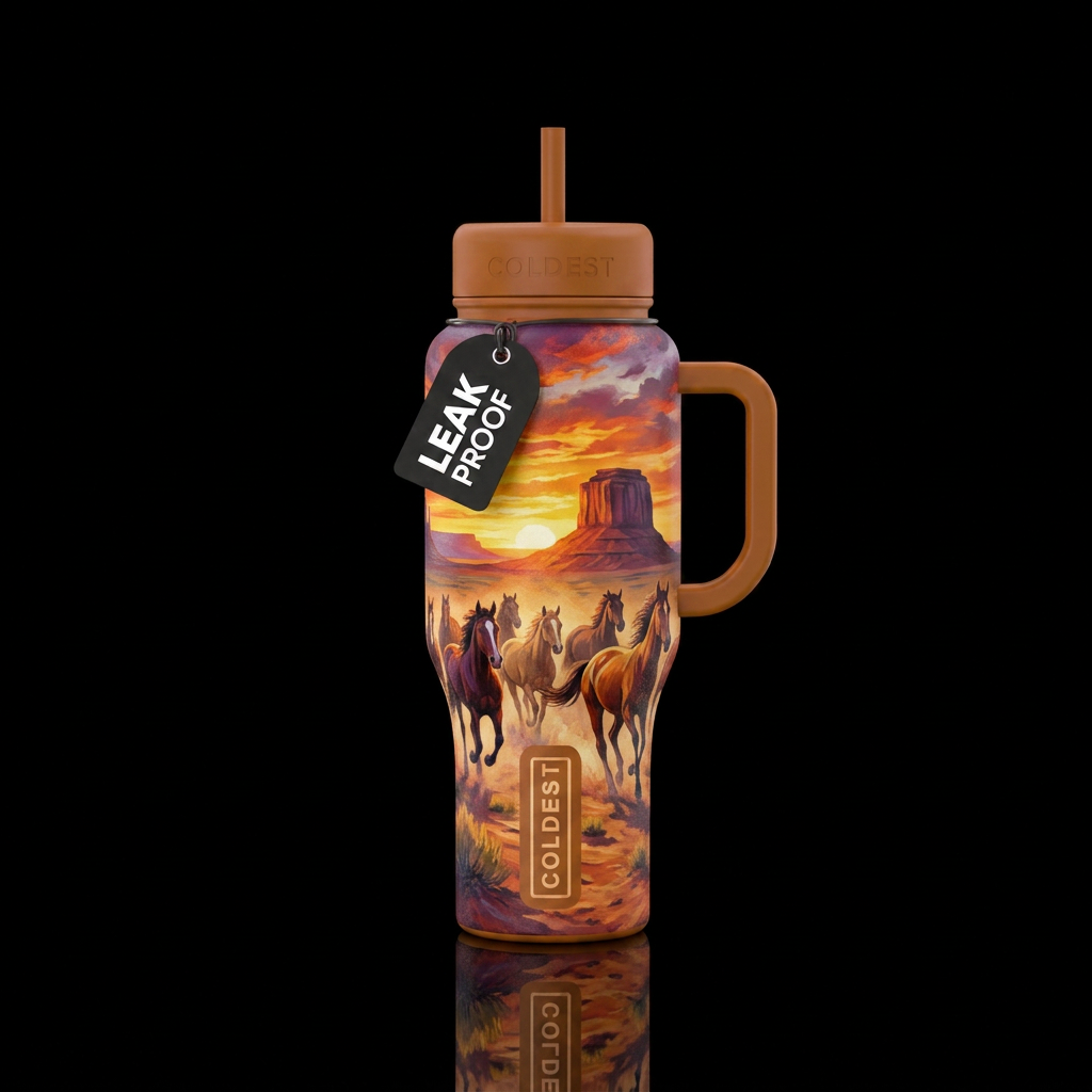 Desert Herd water bottle design