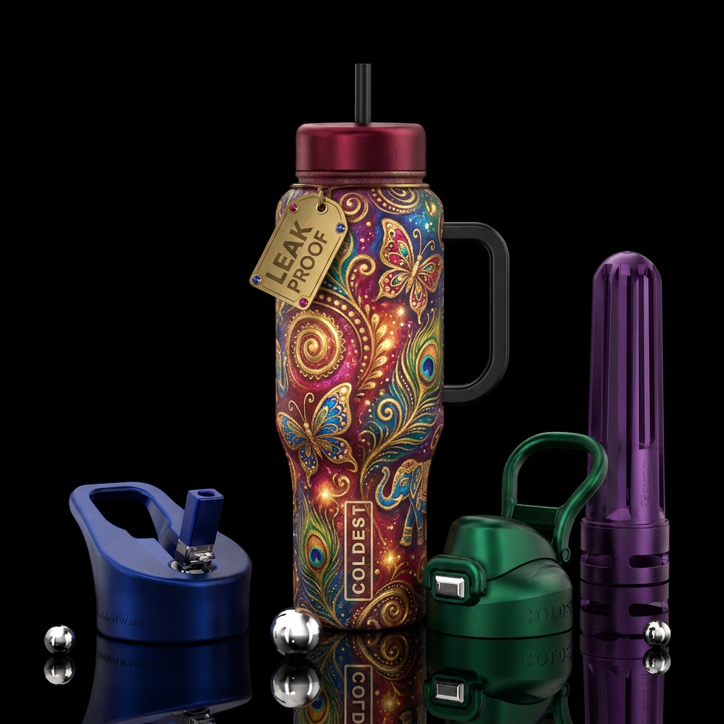 Jeweled Bliss water bottle design
