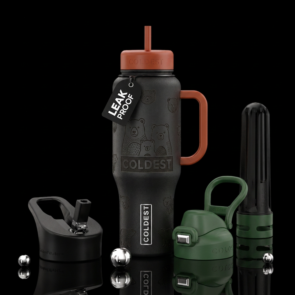 The 3 bears water bottle design