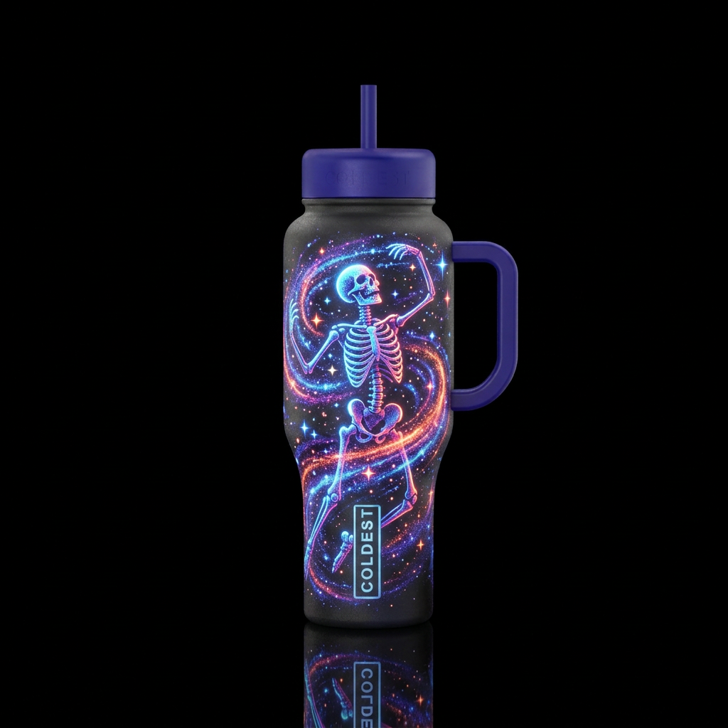 Awakening water bottle design
