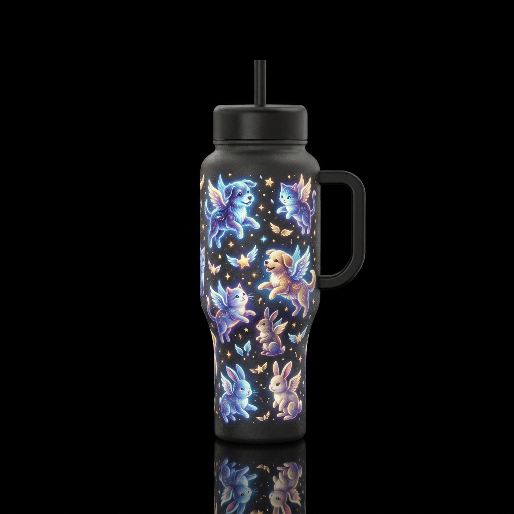 My heart water bottle design