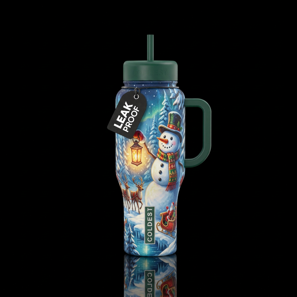 Guiding light water bottle design