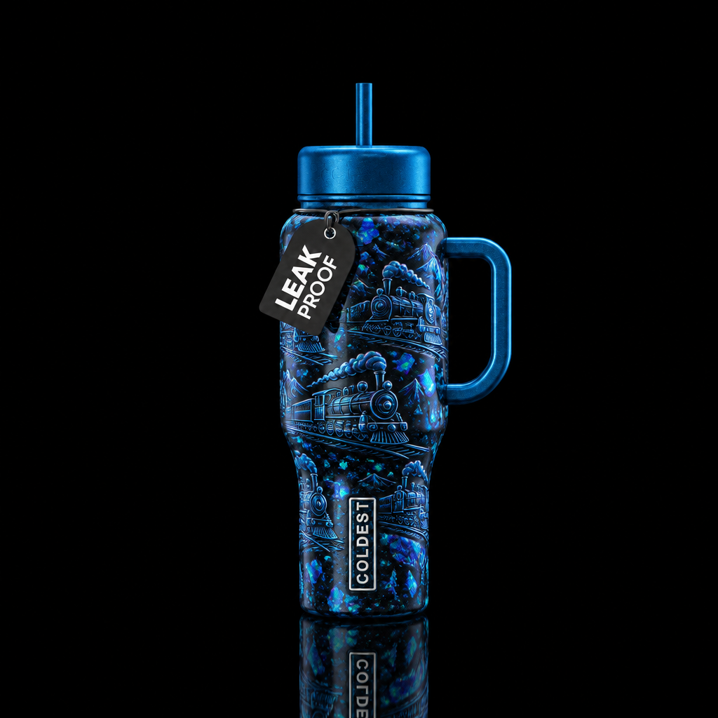 Midnight ride water bottle design