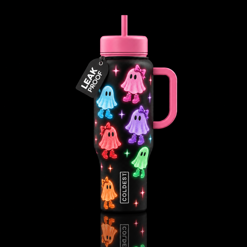 Booie glow water bottle design